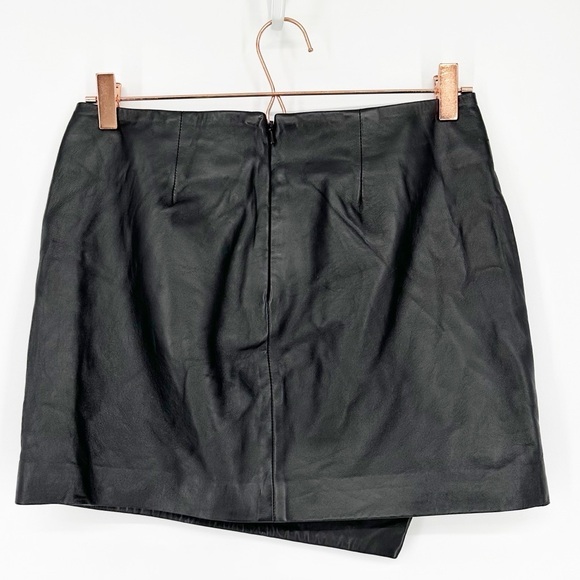 LAMARQUE Studded Leather Mini Skirt Size 4 - Picture 4 of 8